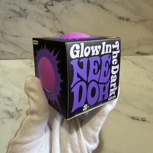 LAST ONE! Needoh Glow In The Dark Neon Purple